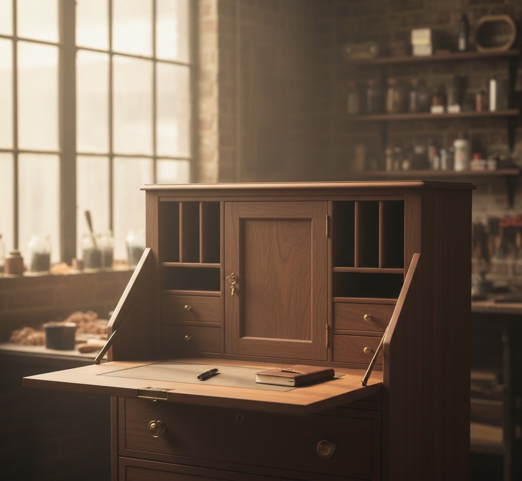 Renoverad sekretär från 1940-talet